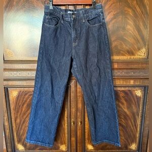 UNIQLO JW Anderson Straight Leg Jeans, Navy